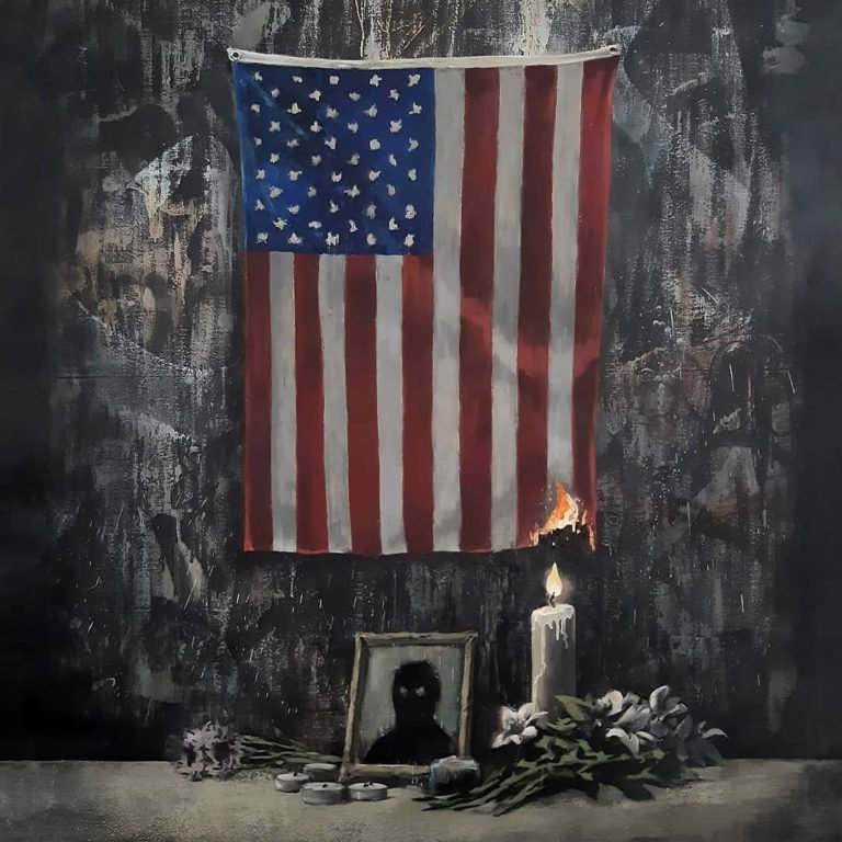 Ilustración del artista Banksy.