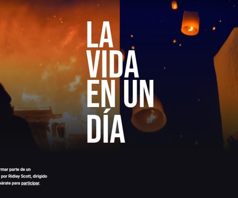 cabecera “La vida en un día”, el documental de Ridley Scott dirigido por ti