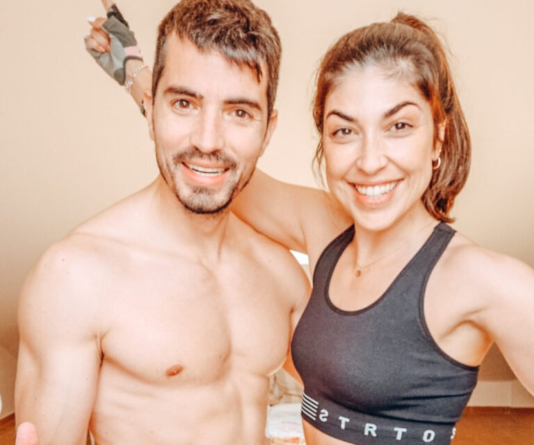 Elena Lozano y su marido Sergio.