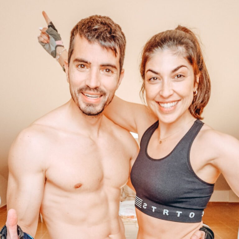 Elena Lozano y su marido Sergio.