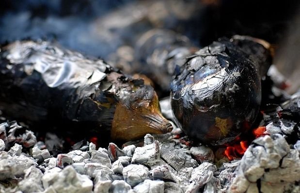 Asado al rescoldo