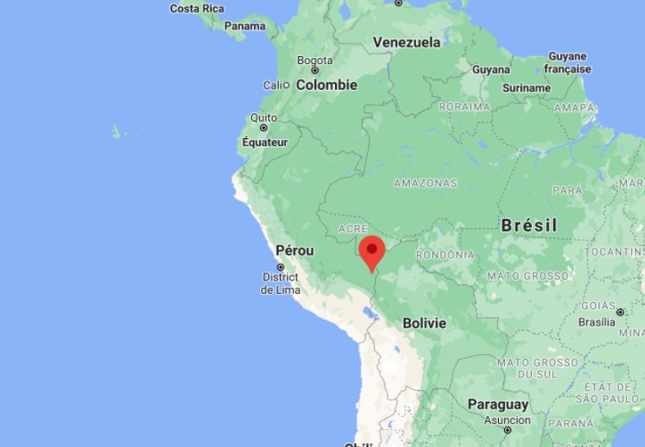 Localización de uno de los proyectos solidarios de Cheerz.