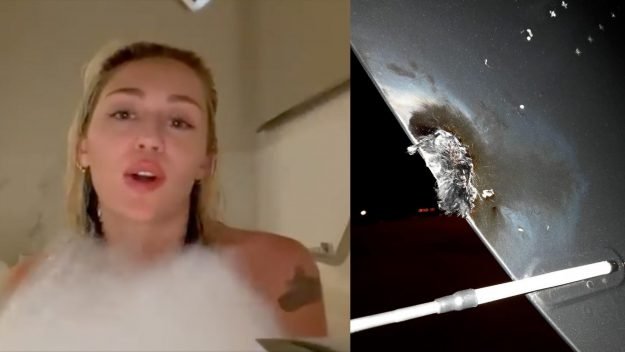 Miley Cyrus accidente avión Miley Cyrus accidente avión