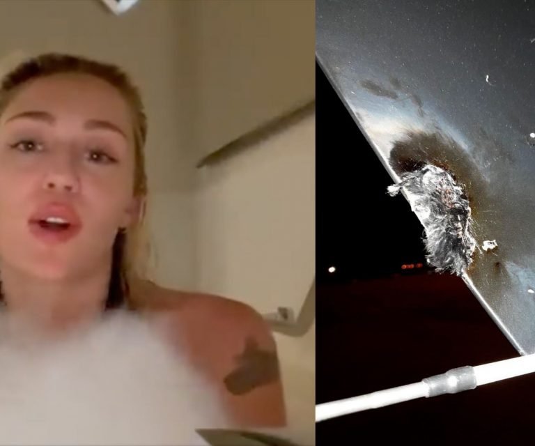 Miley Cyrus accidente avión
