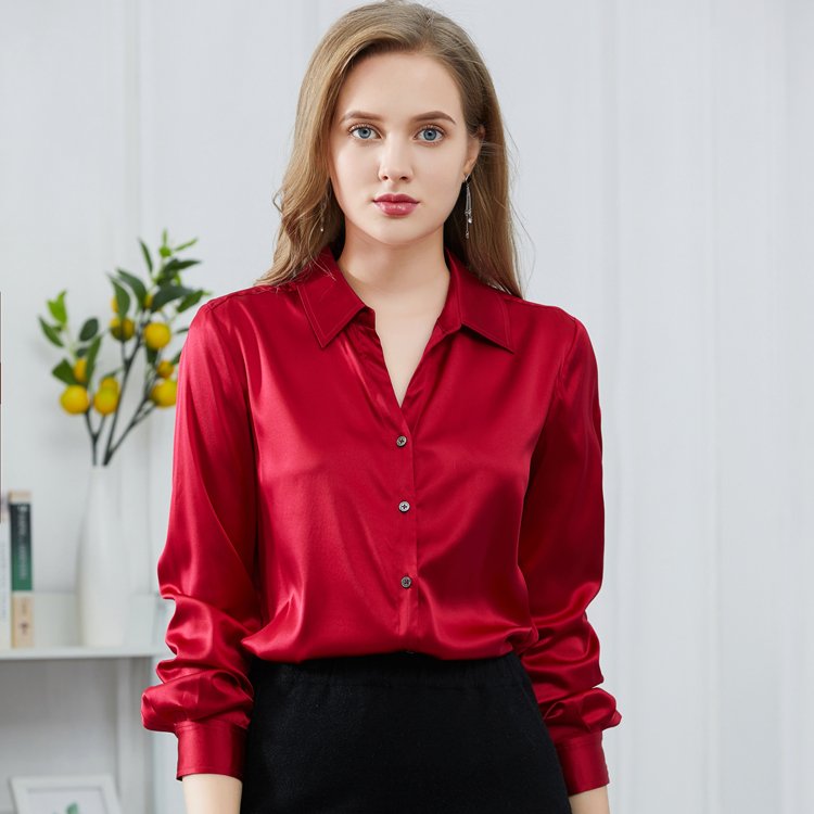 Camisa de satén