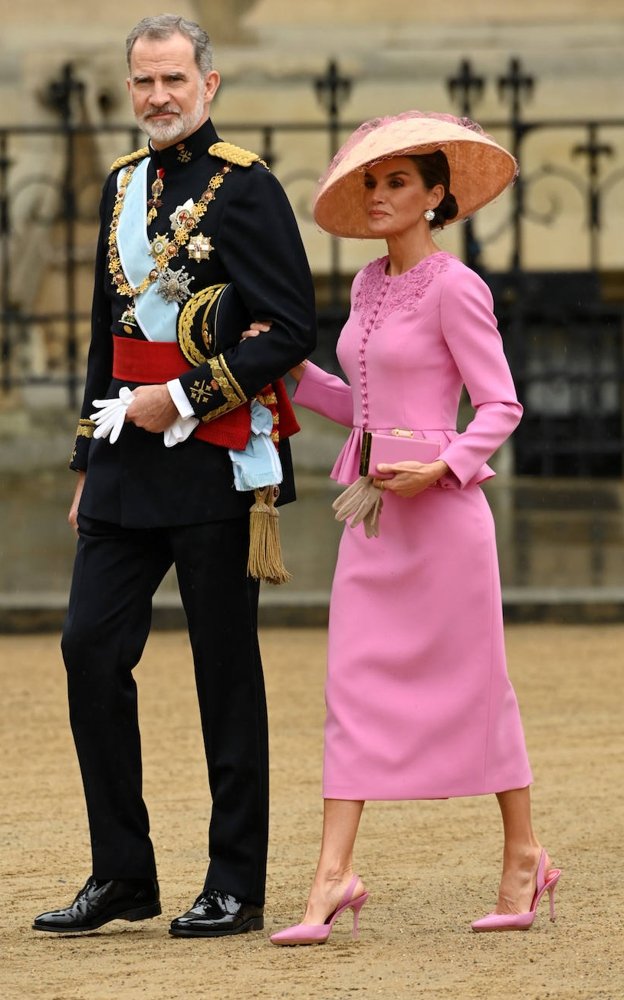 La reina Letizia junto al rey Felipe