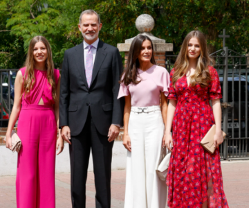 Los looks de la familia real en la confirmación de la infanta Sofía