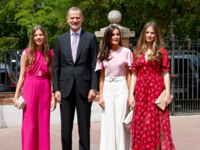 Los looks de la familia real en la confirmación de la infanta Sofía