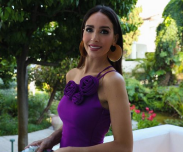 Todo al morado: El nuevo vestido de Rocio Osorno que querrás tener