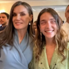 La reina Letizia vive su momento fan y convierte en viral a Marta Bustos y su pérdida de ojos marrones